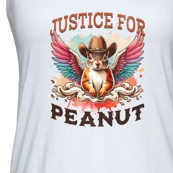 Justice For Peanut The Squirrel Peanut Squirrel Ladies Essential Flowy Tank