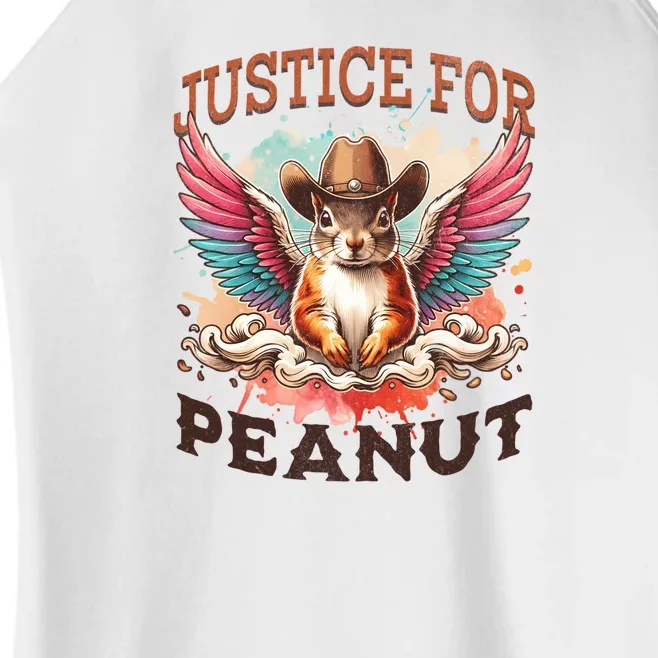 Justice For Peanut The Squirrel Peanut Squirrel Women’s Perfect Tri Rocker Tank