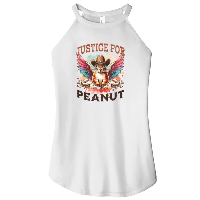 Justice For Peanut The Squirrel Peanut Squirrel Women’s Perfect Tri Rocker Tank