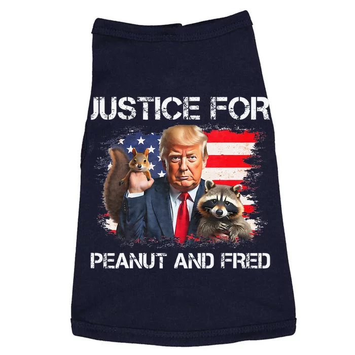 Justice For Peanut Squirrel Fred Raccoon Vote Trump Maga Doggie Tank