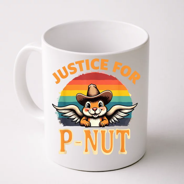 Justice For Peanut P’Nut Pnut Squirrel Lover Front & Back Coffee Mug