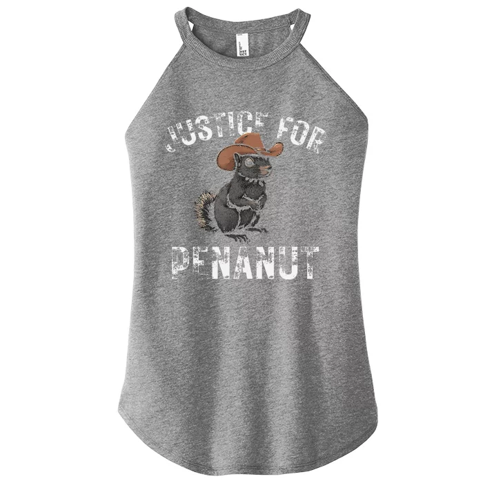 Justice For Peanut The Squirrel Peanut Squirrel Women’s Perfect Tri Rocker Tank