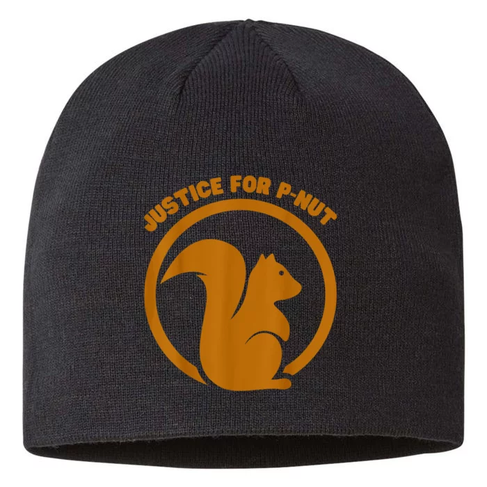 Justice For Peanut P’Nut Pnut Squirrel Lover 8 1/2in Sustainable Knit Beanie