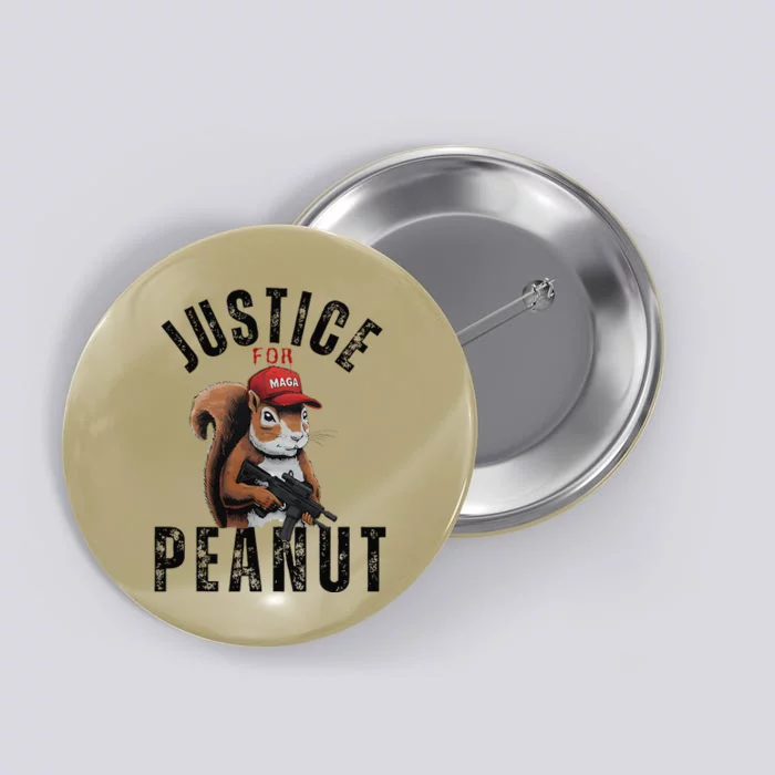 Justice For Peanut The Squirrel & Fred The Racoon Button