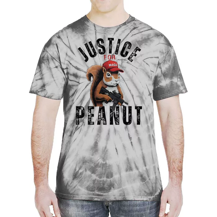 Justice For Peanut The Squirrel & Fred The Racoon Tie-Dye T-Shirt