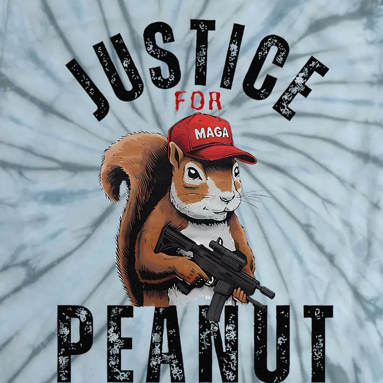 Justice For Peanut The Squirrel & Fred The Racoon Tie-Dye T-Shirt