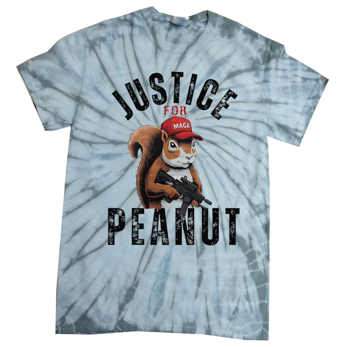 Justice For Peanut The Squirrel & Fred The Racoon Tie-Dye T-Shirt