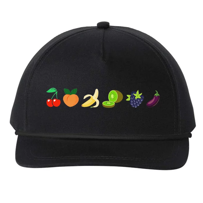 Just Freaking Peachy Feeling Summer Apparel Snapback Five-Panel Rope Hat