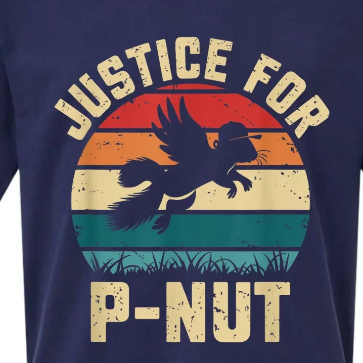 Justice For Peanut P’Nut Pnut Squirrel Lover Sueded Cloud Jersey T-Shirt