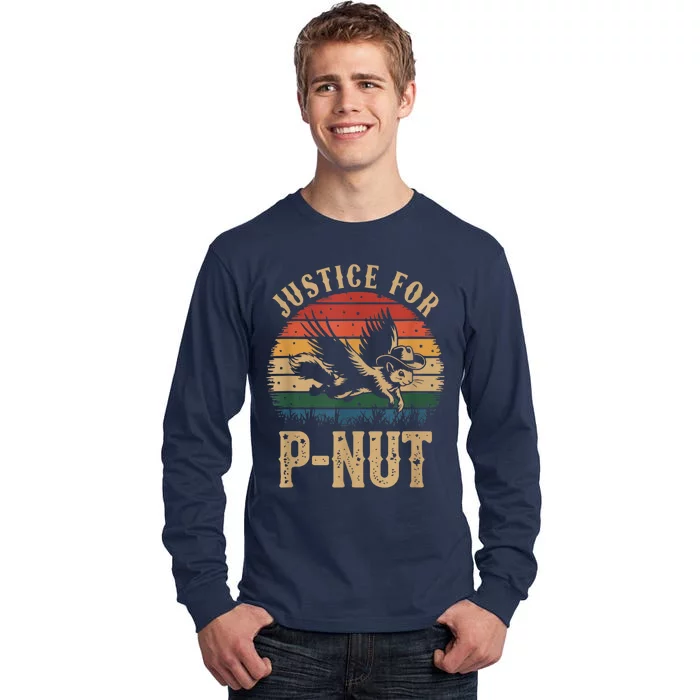 Justice For Peanut P’Nut Pnut Squirrel Lover Tall Long Sleeve T-Shirt