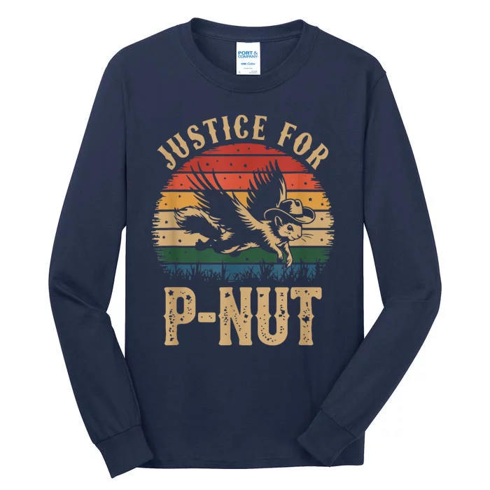 Justice For Peanut P’Nut Pnut Squirrel Lover Tall Long Sleeve T-Shirt