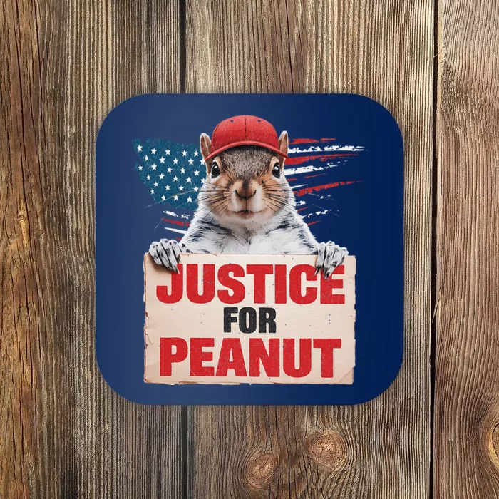 Justice For Peanut The Squirrel Peanut Squirrel Coaster