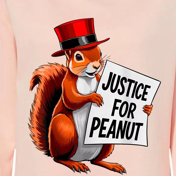 Justice For Peanut The Squirrel Peanut Squirrel Womens California Wash Sweatshirt