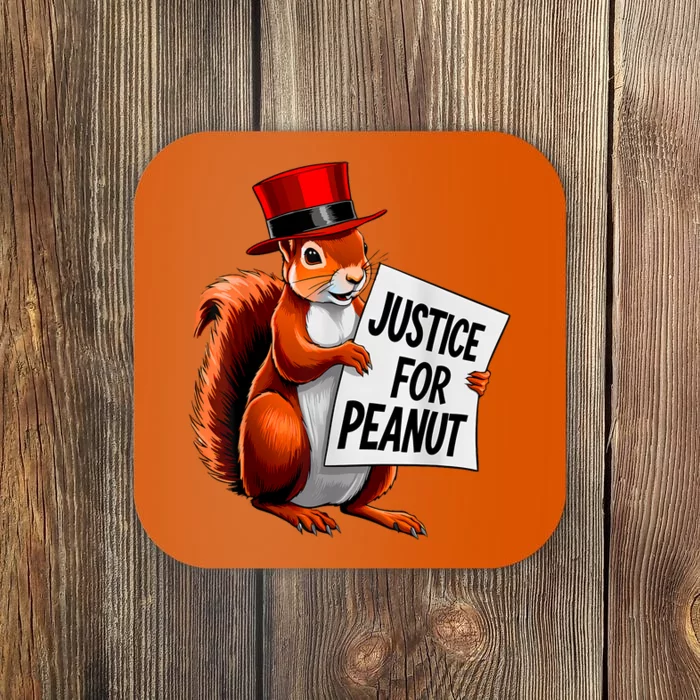 Justice For Peanut The Squirrel Peanut Squirrel Coaster