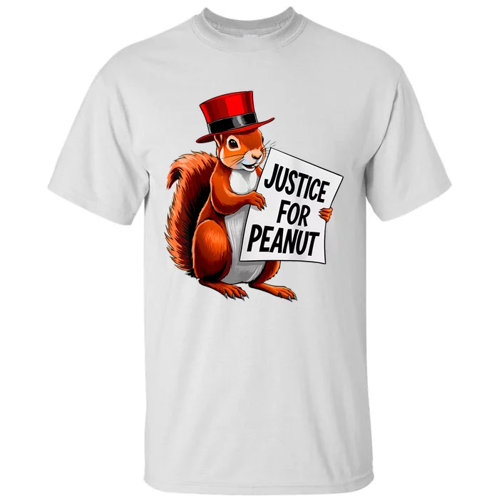 Justice For Peanut The Squirrel Peanut Squirrel Tall T-Shirt