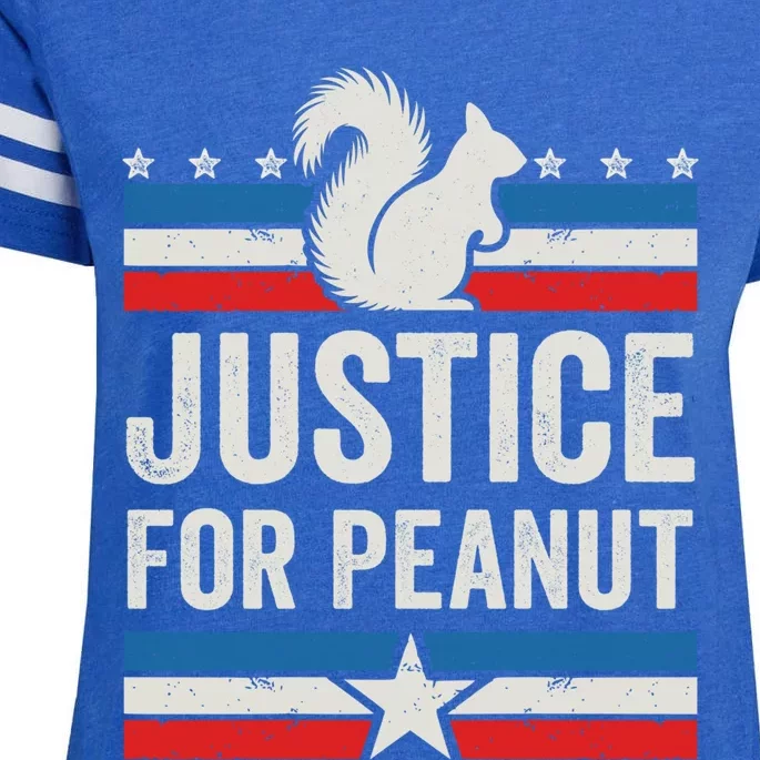 Justice For Peanut The Squirrel The Squirrel Pnut Enza Ladies Jersey Football T-Shirt