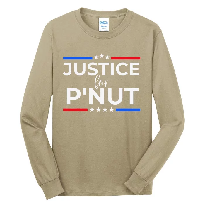 Justice For PNut Peanut Squirrel Lovers Tall Long Sleeve T-Shirt