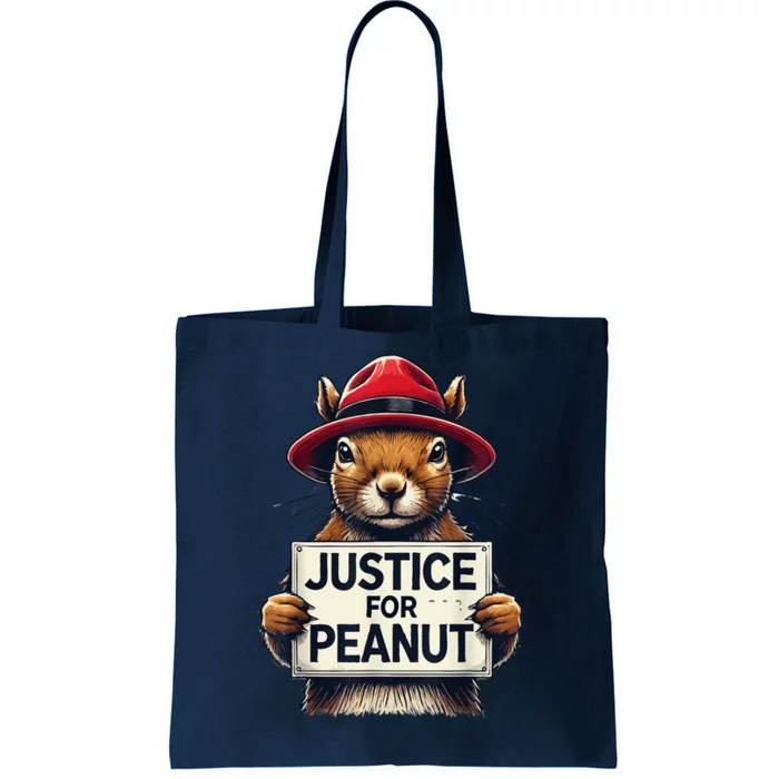 Justice For Peanut The Squirrel Wanted Tote Bag