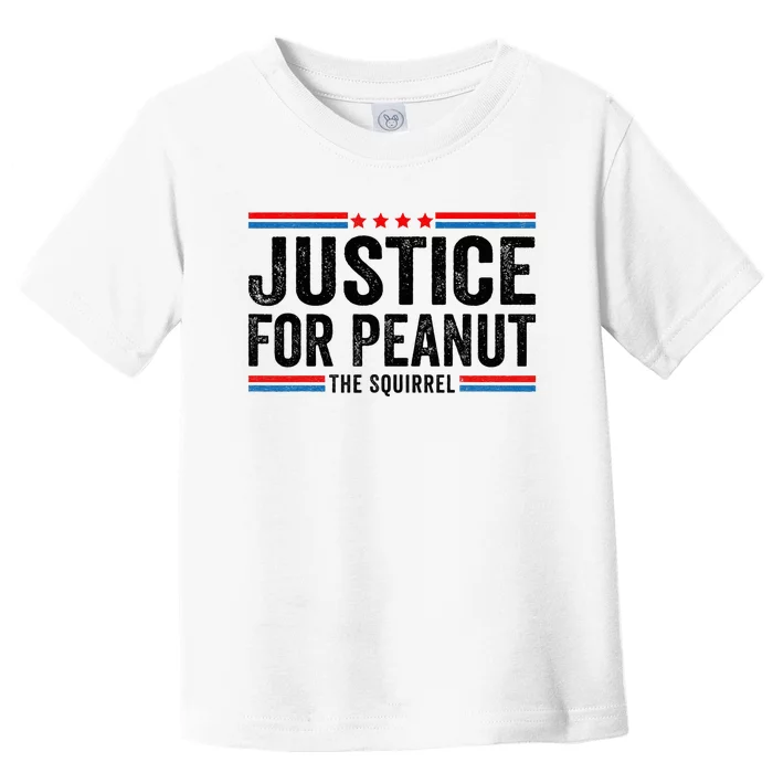 Justice For Peanut The Squirrel Peanut Squirrel Toddler T-Shirt