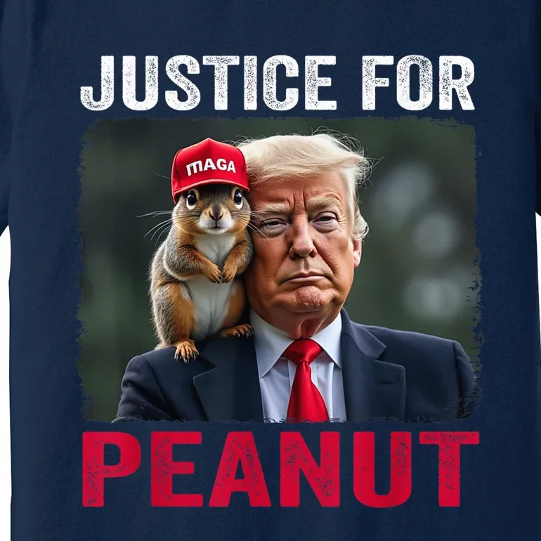 Justice For Peanut The Squirrel Wanted Premium T-Shirt