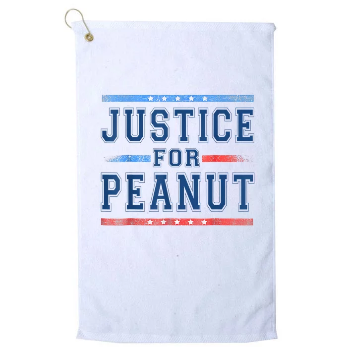 Justice For Peanut The Squirrel Peanut Squirrel Platinum Collection Golf Towel