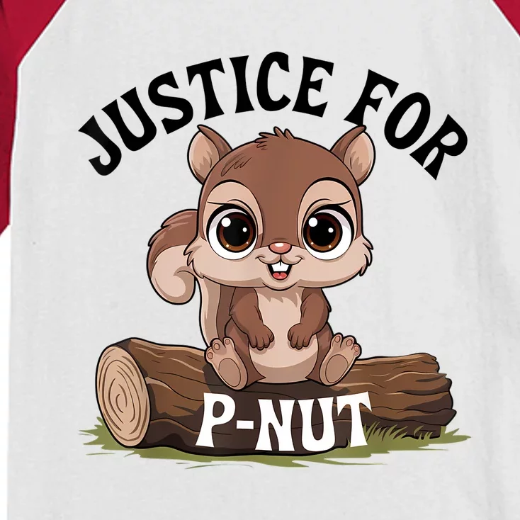 Justice For Pnut Special Squirrel Pnut Justice Kids Colorblock Raglan Jersey