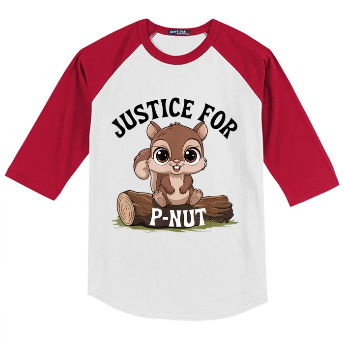 Justice For Pnut Special Squirrel Pnut Justice Kids Colorblock Raglan Jersey