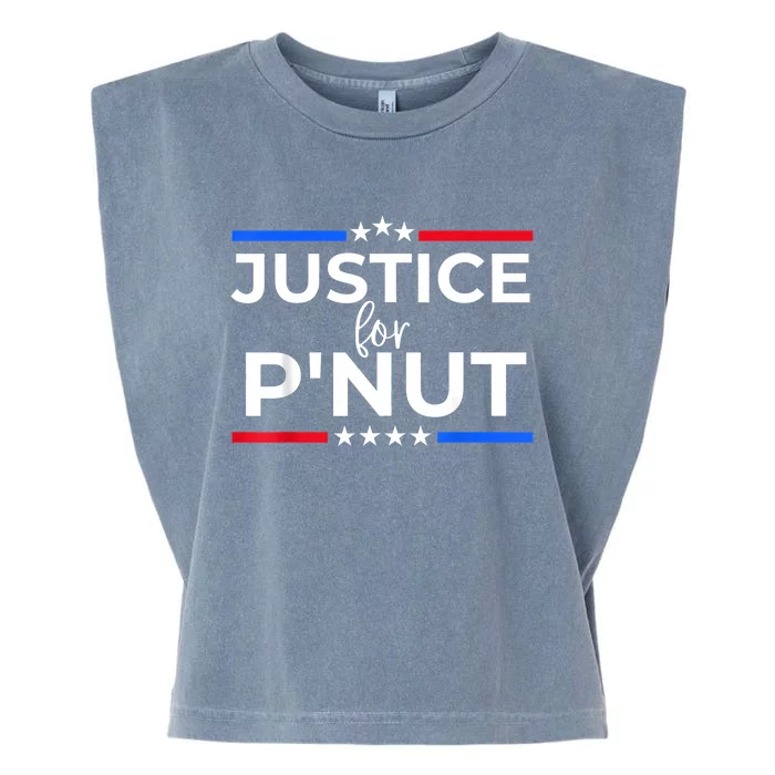 Justice For PNut Peanut Squirrel Lovers Garment-Dyed Women's Muscle Tee