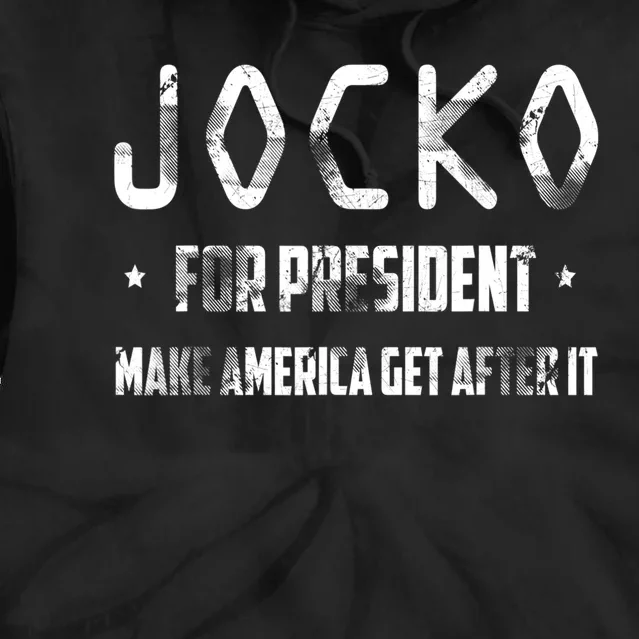 Jocko For President Make America Get After It Black Tie Dye Hoodie