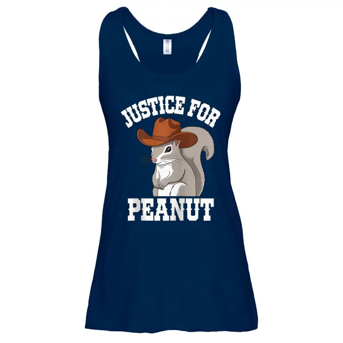 Justice For Peanut The Squirrel 2024 Ladies Essential Flowy Tank