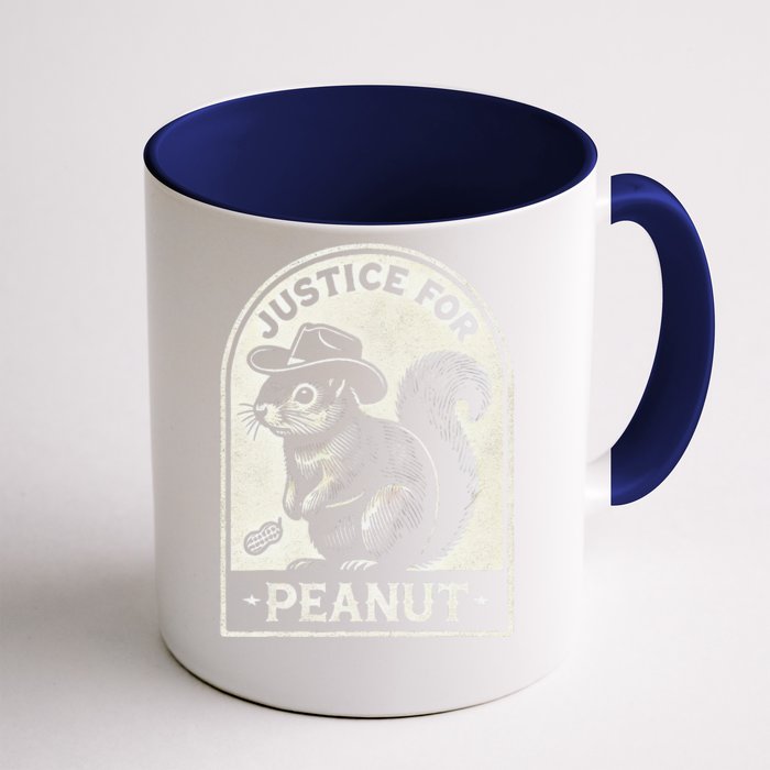 Justice For Peanut The Squirrel Peanut Squirrel Front & Back Coffee Mug