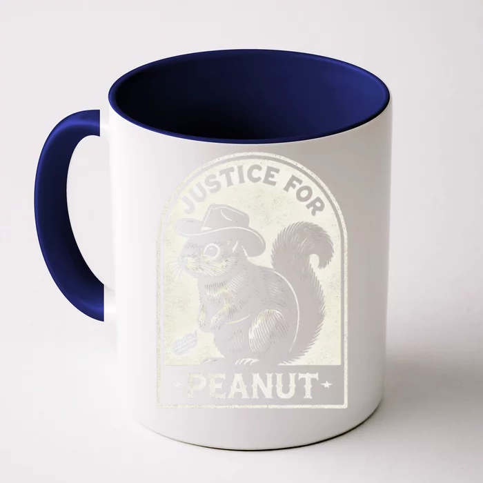 Justice For Peanut The Squirrel Peanut Squirrel Front & Back Coffee Mug