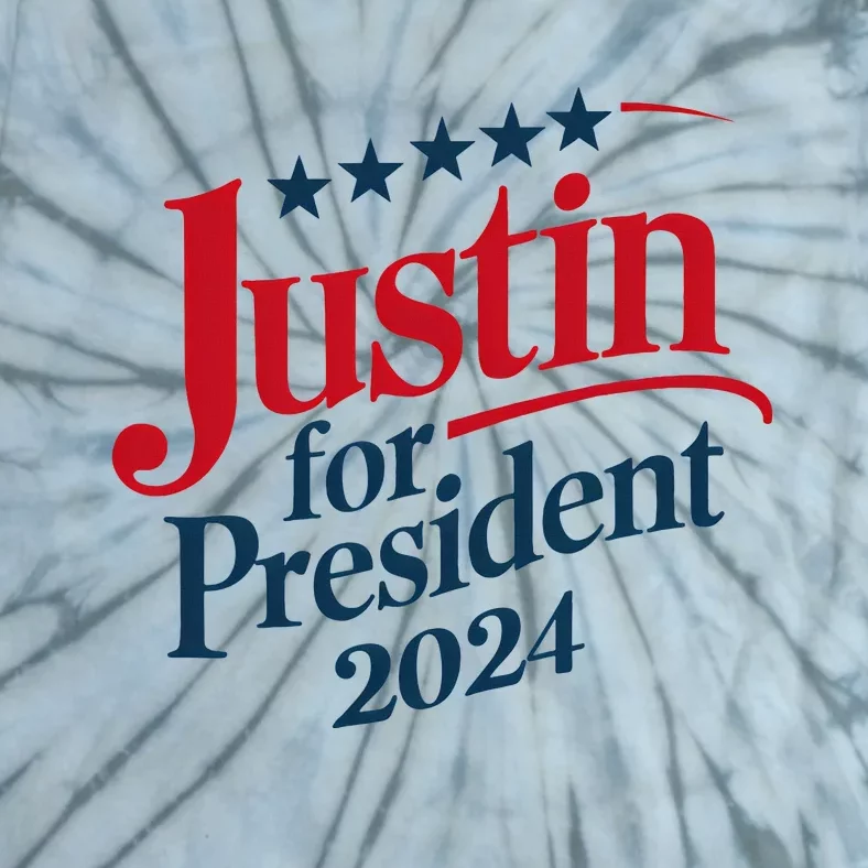 Justin For President 2024 Tie-Dye T-Shirt