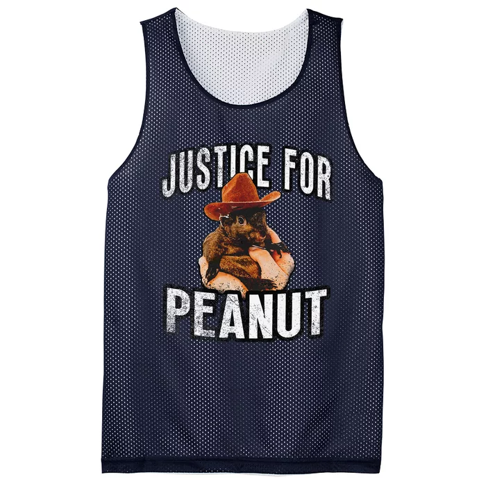 Justice For Peanut The Squirrel Peanut Squirrel Mesh Reversible Basketball Jersey Tank