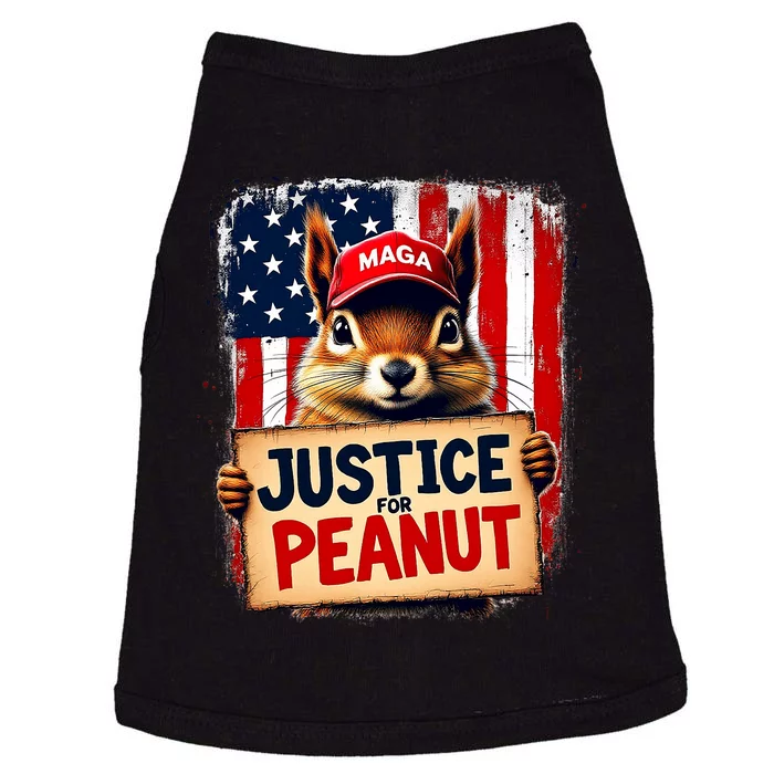 Justice For Peanut The Squirrel Peanut Squirrel Maga Doggie Tank