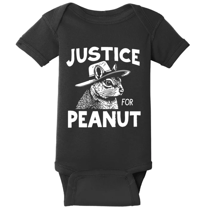 Justice For Peanut Baby Bodysuit