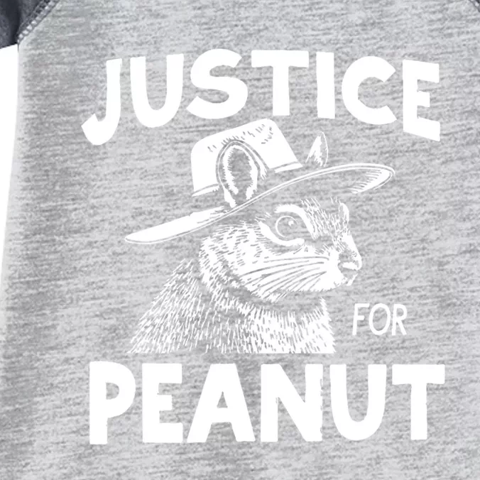 Justice For Peanut Infant Baby Jersey Bodysuit