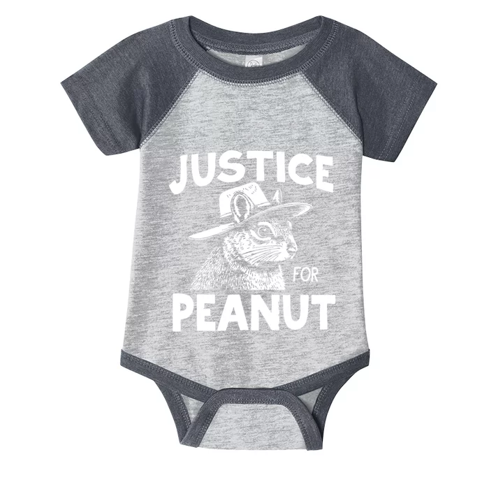 Justice For Peanut Infant Baby Jersey Bodysuit