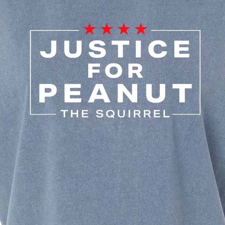 Justice For Peanut The Squirrel Peanut Squirrel Trending Design Garment-Dyed Women's Muscle Tee