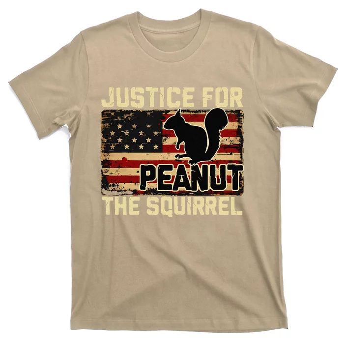 Justice For Peanut The Squirrel Peanut Squirrel Wanted T-Shirt