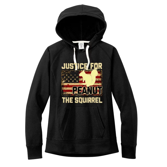 Justice For Peanut The Squirrel Peanut Squirrel Women's Fleece Hoodie