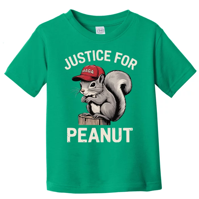 Justice For Peanut The Squirrels 2024 Toddler T-Shirt