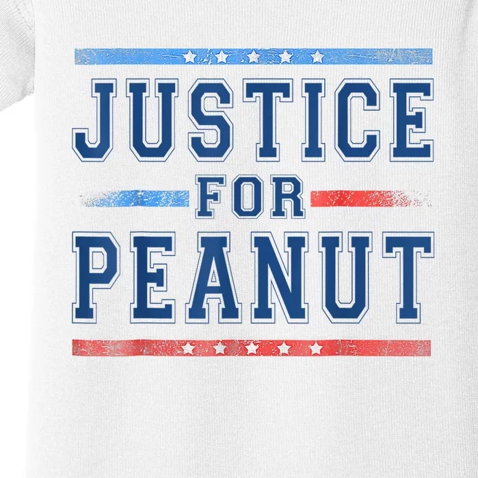 Justice For Peanut The Squirrel Usa Peanut Squirrel Baby Bodysuit