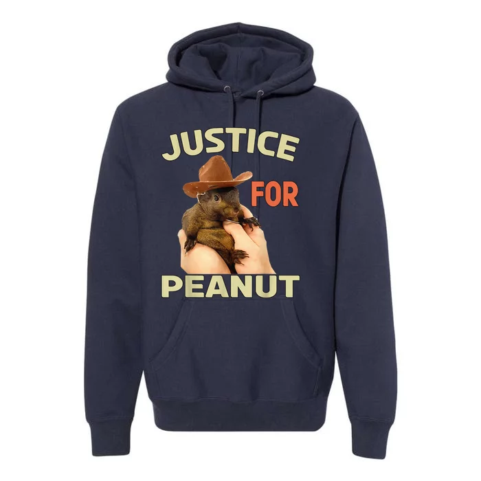 Justice For Peanut The Squirrel Premium Hoodie