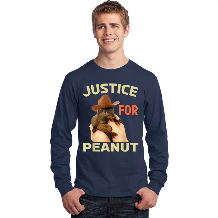 Justice For Peanut The Squirrel Tall Long Sleeve T-Shirt