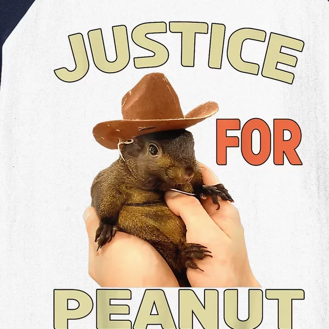 Justice For Peanut The Squirrel Baseball Sleeve Shirt