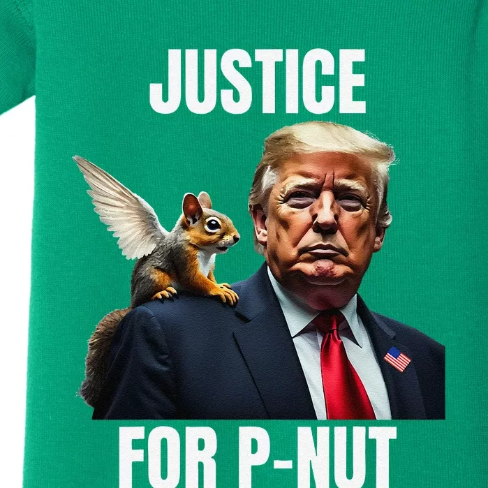 Justice For Peanut The Squirrel Justice For Fred The Raccoon Baby Bodysuit