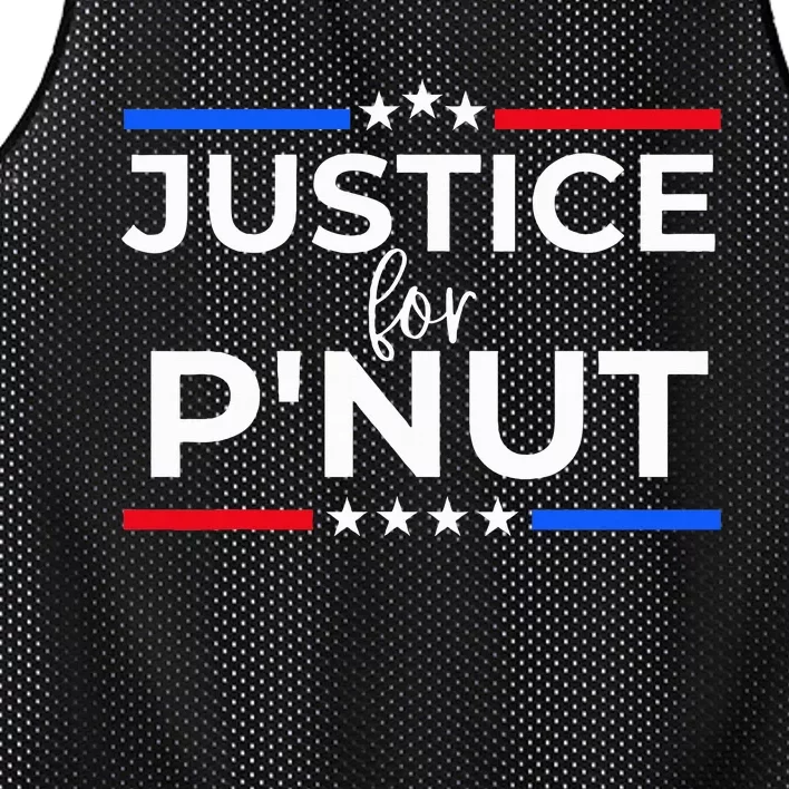 Justice For PNut Peanut Squirrel Lovers Mesh Reversible Basketball Jersey Tank