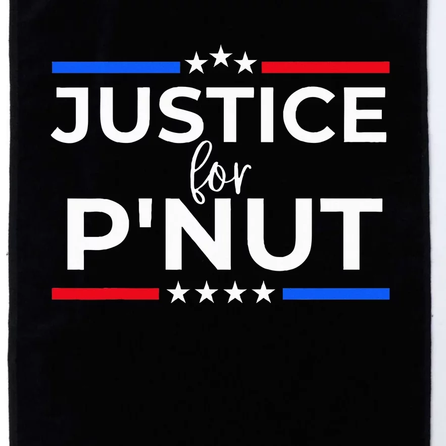 Justice For PNut Peanut Squirrel Lovers Platinum Collection Golf Towel