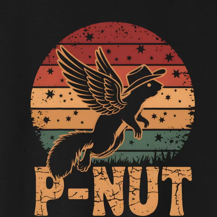 Justice For Peanut P’Nut Pnut Squirrel Lover Women's Crop Top Tee